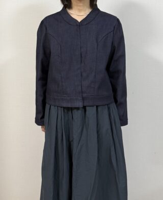 身長162cm Sサイズ デニムジャケット2｜婦人服の型紙販売