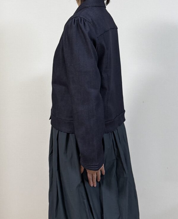 身長158cm Lサイズ デニムジャケット2｜婦人服の型紙販売 - 画像 (3)